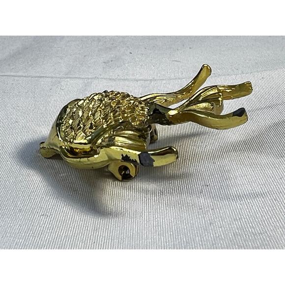 Vintage Jewelry Gold Tone Angelfish Brooch Pin 2.5" - Picture 14 of 16